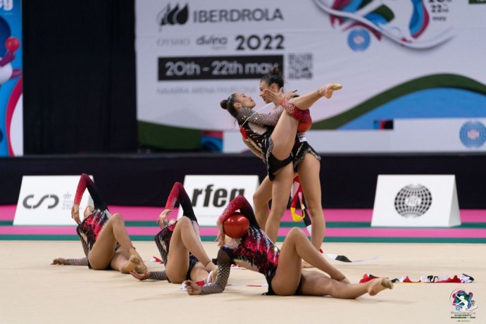 España consigue la plata en el Mundial de gimnasia rítmica